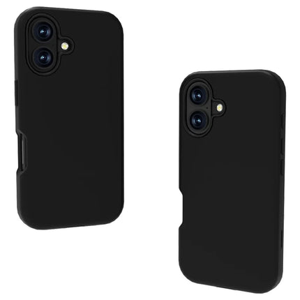GW03 For iPhone 16 Plus Case TPU + PC Phone Cover Dual Layer Shockproof