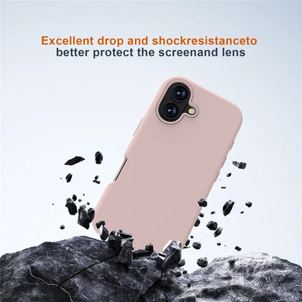 GW03 For iPhone 16 Plus Case TPU + PC Phone Cover Dual Layer Shockproof