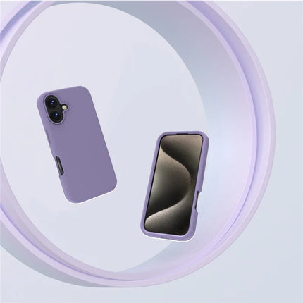 GW03 For iPhone 16 Plus Case TPU + PC Phone Cover Dual Layer Shockproof