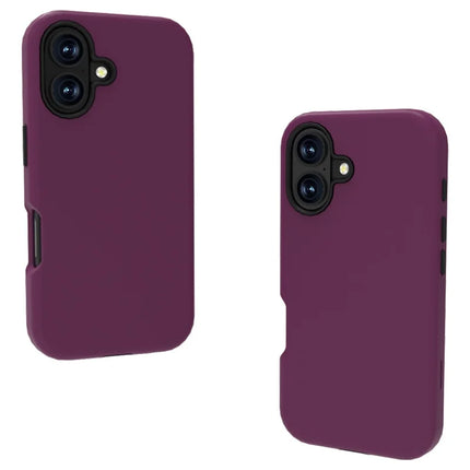 GW03 For iPhone 16 Plus Case TPU + PC Phone Cover Dual Layer Shockproof