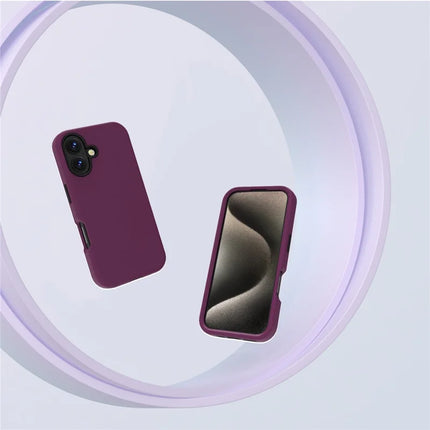 GW03 For iPhone 16 Plus Case TPU + PC Phone Cover Dual Layer Shockproof