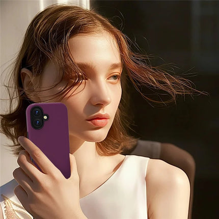 GW03 For iPhone 16 Plus Case TPU + PC Phone Cover Dual Layer Shockproof