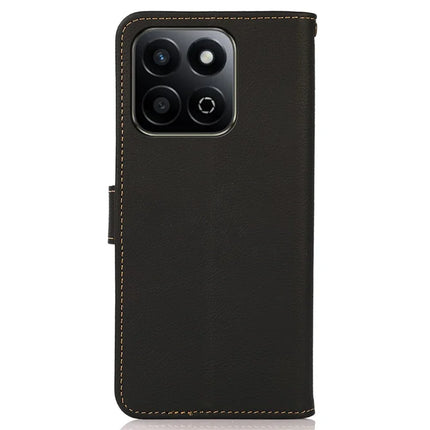KHAZNEH For Honor X7c 4G / 200 Smart 5G / Play 60 Plus 5G Case Genuine Cow Leather Wallet Phone Cover