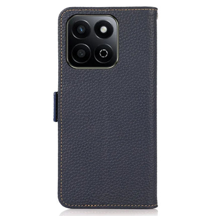 KHAZNEH For Honor X7c 4G / 200 Smart 5G / Play 60 Plus 5G Phone Case Genuine Cow Leather Cover RFID Blocking