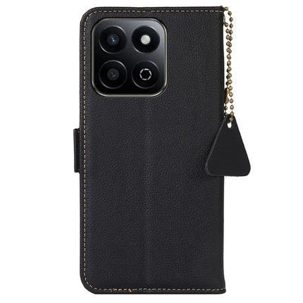 TJ For Honor X7c 4G / 200 Smart 5G / Play 60 Plus 5G Case RFID Blocking Genuine Cow Leather Phone Cover