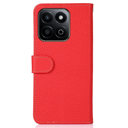 KHAZNEH For Honor X7c 4G / 200 Smart 5G / Play 60 Plus 5G Phone Case Genuine Cow Leather Flip Cover
