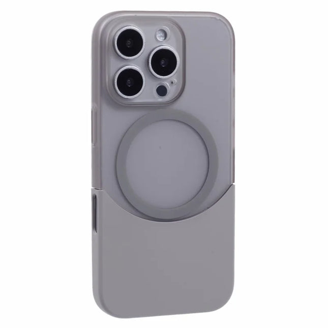 X-LEVEL For iPhone 16 Pro Max Case Compatible with MagSafe Matte Anti-Drop PC Phone Cover - Grey