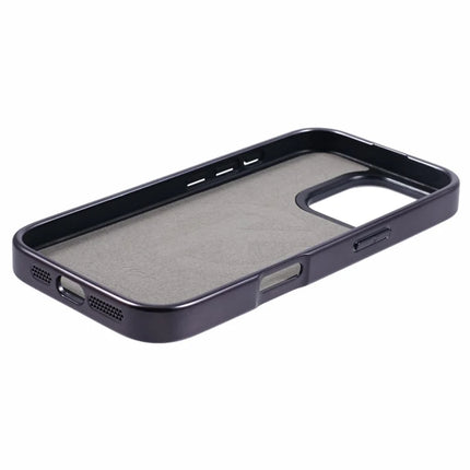 KIGC For iPhone 16 Pro Max Case Compatible with MagSafe PC+TPU+PU Electroplating Phone Cover
