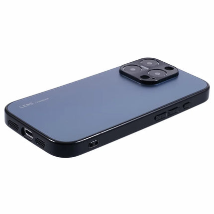 For iPhone 16 Pro Max Case Acrylic+TPU+Metal Anti-Scratch Phone Cover with Electroplating Frame