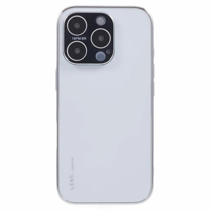For iPhone 16 Pro Max Case Acrylic+TPU+Metal Anti-Scratch Phone Cover with Electroplating Frame