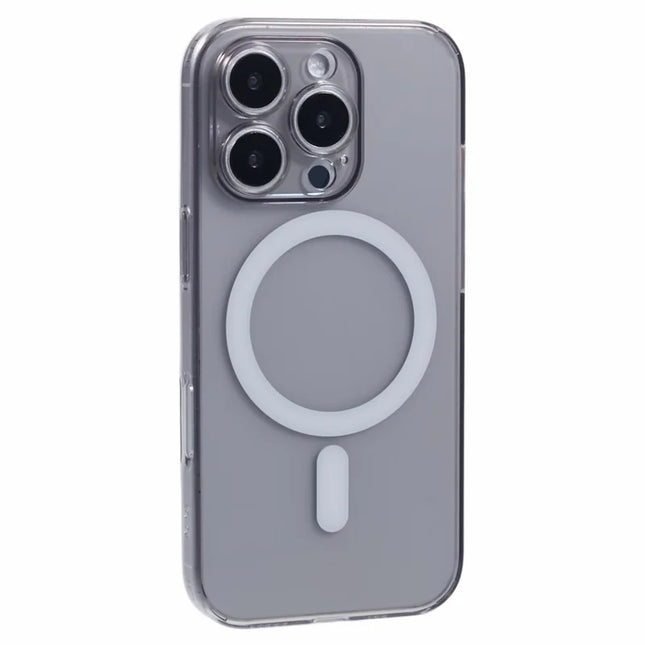 JAUCASE For iPhone 16 Pro Max Case Matte Anti-Fingerprint Back Cover Compatible with MagSafe - Black