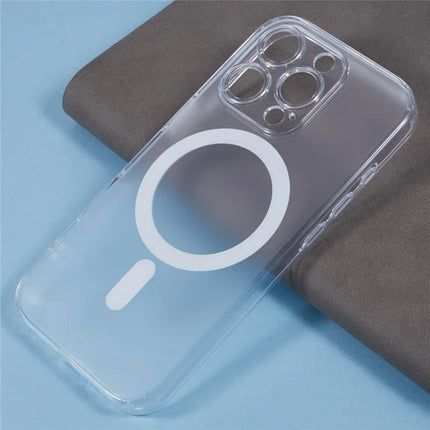 JAUCASE For iPhone 16 Pro Max Case Matte Anti-Fingerprint Back Cover Compatible with MagSafe