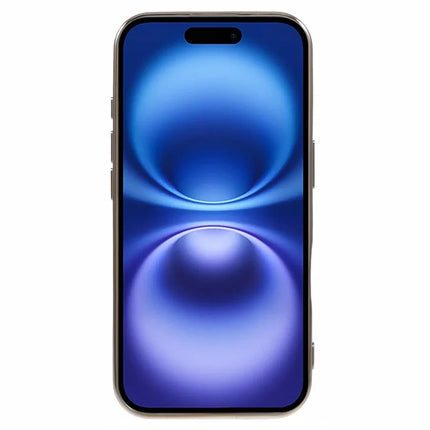 For iPhone 16 Plus Case TPU Slim Fit Shockproof Phone Cover 6D Electroplating