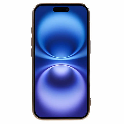 For iPhone 16 Plus Case TPU Slim Fit Shockproof Phone Cover 6D Electroplating