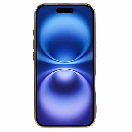 For iPhone 16 Plus Case TPU Slim Fit Shockproof Phone Cover 6D Electroplating