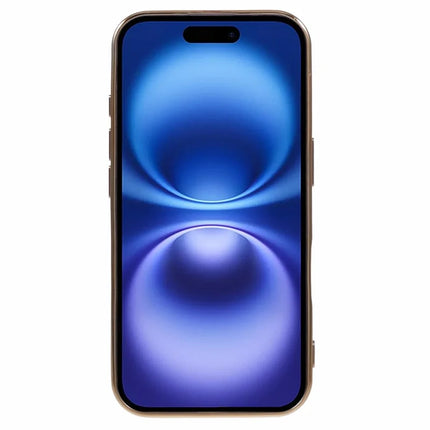 For iPhone 16 Plus Case TPU Slim Fit Shockproof Phone Cover 6D Electroplating