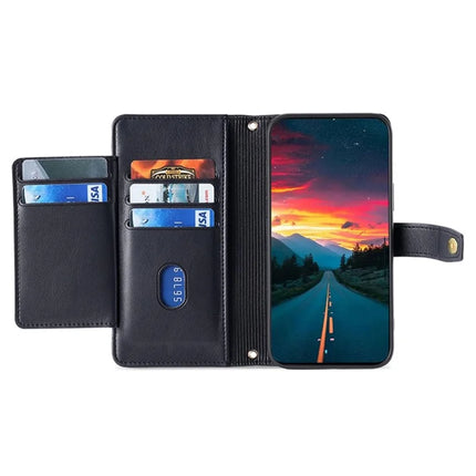 For OnePlus Nord CE4 Lite 5G / Oppo K12x 5G (China) Case PU Leather Crossbody Phone Cover with Zipper Pocket Wallet