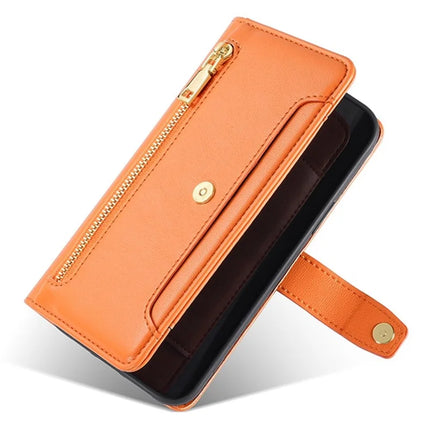 For OnePlus Nord CE4 Lite 5G / Oppo K12x 5G (China) Case PU Leather Crossbody Phone Cover with Zipper Pocket Wallet