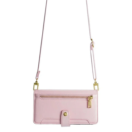 For OnePlus Nord CE4 Lite 5G / Oppo K12x 5G (China) Case PU Leather Crossbody Phone Cover with Zipper Pocket Wallet