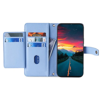 For OnePlus Nord CE4 Lite 5G / Oppo K12x 5G (China) Case PU Leather Crossbody Phone Cover with Zipper Pocket Wallet