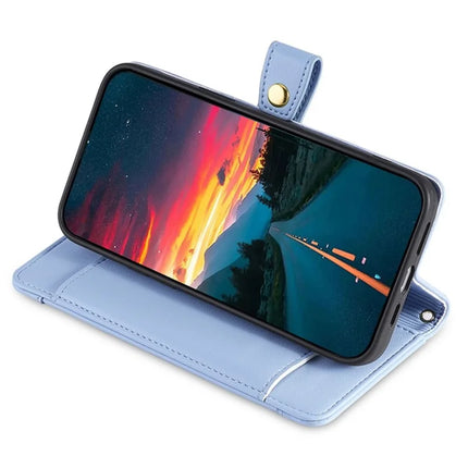 For OnePlus Nord CE4 Lite 5G / Oppo K12x 5G (China) Case PU Leather Crossbody Phone Cover with Zipper Pocket Wallet