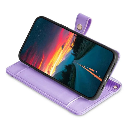 For OnePlus Nord CE4 Lite 5G / Oppo K12x 5G (China) Case PU Leather Crossbody Phone Cover with Zipper Pocket Wallet