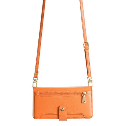 For Motorola Edge (2024) 5G Case PU Leather Crossbody Phone Cover with Zipper Pocket Wallet