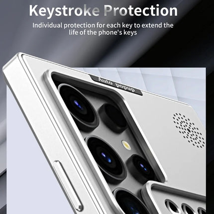 R-JUST RJ58 For Samsung Galaxy S22 Ultra 5G Case Auto Pop-Up Heat Dissipation Aromatherapy Aluminium Alloy Cover