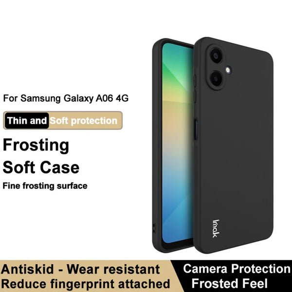 ShopCaseCart Slim Lightweight Samsung Galaxy A06 Protective cover Matte Anti-Fingerprint Soft TPU Guard