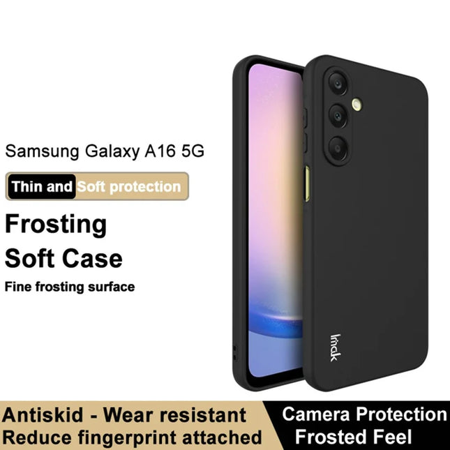 IMAK UC-3 Series for Samsung Galaxy A16 4G / 5G Case Matte Anti-Fingerprint Soft TPU Cover