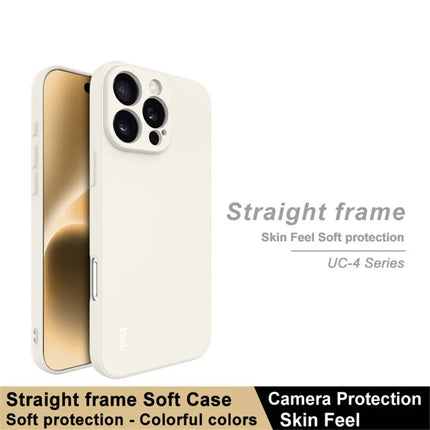 IMAK UC-4 Series for iPhone 16 Pro Max TPU Case Soft Phone Cover Straight Edge