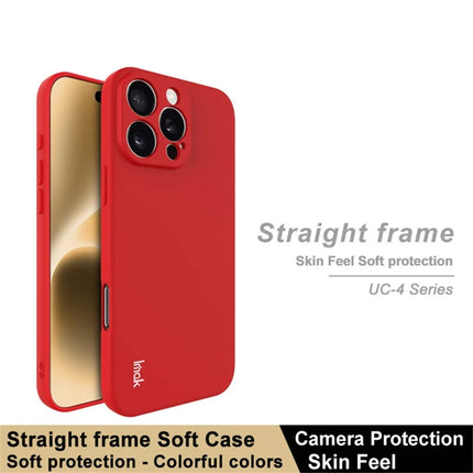IMAK UC-4 Series for iPhone 16 Pro Max TPU Case Soft Phone Cover Straight Edge