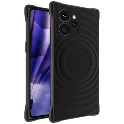IMAK UC-6 Series for HMD Skyline Case Water Drop Texture Anti-Skid Matte TPU Cover - Matte Black