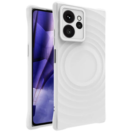 IMAK UC-6 Series for HMD Skyline Case Water Drop Texture Anti-Skid Matte TPU Cover - Matte White