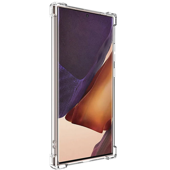 IMAK UX-4 Series for Samsung Galaxy Note20 Ultra 5G / Note20 Ultra Case Straight Frame Four Corner Shockproof Clear TPU Cover