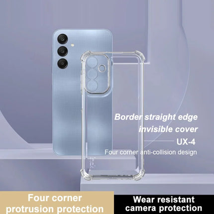 IMAK UX-4 Series for Samsung Galaxy A15 4G / 5G Case Straight Frame Four Corner Shockproof Clear TPU Cover