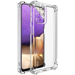 IMAK UX-4 Series for Samsung Galaxy M32 5G / A32 5G Case Straight Frame Four Corner Shockproof Clear TPU Cover