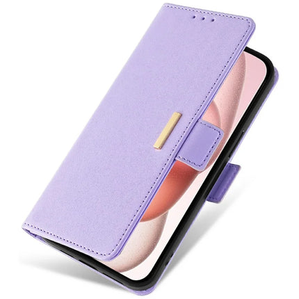 For iPhone 14 Leather Wallet Case RFID Blocking Stand Cover with Hand Strap