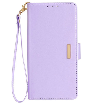 For Samsung Galaxy S23 FE Leather Wallet Case RFID Blocking Stand Cover with Hand Strap
