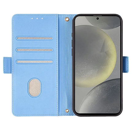 For Samsung Galaxy S23 FE Leather Wallet Case RFID Blocking Stand Cover with Hand Strap