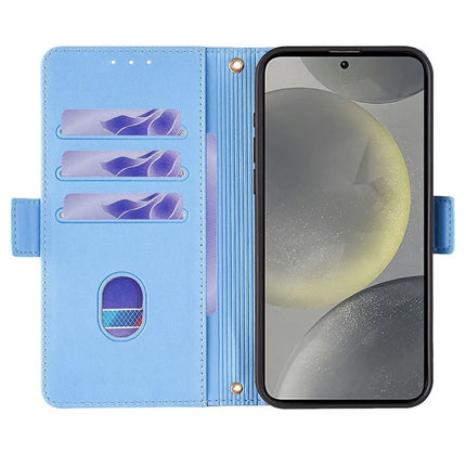 For Samsung Galaxy S23 FE Leather Wallet Case RFID Blocking Stand Cover with Hand Strap