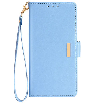 For Samsung Galaxy S23 FE Leather Wallet Case RFID Blocking Stand Cover with Hand Strap