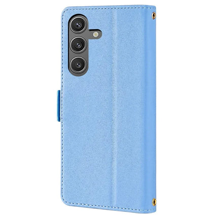 For Samsung Galaxy S23 FE Leather Wallet Case RFID Blocking Stand Cover with Hand Strap