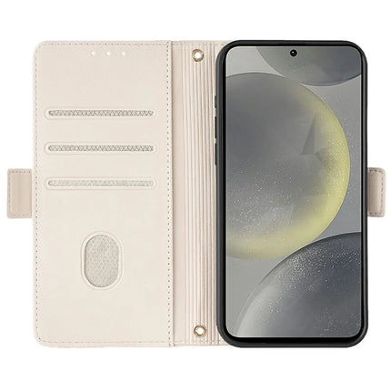 For Samsung Galaxy S23 FE Leather Wallet Case RFID Blocking Stand Cover with Hand Strap