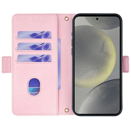 For Samsung Galaxy S23 FE Leather Wallet Case RFID Blocking Stand Cover with Hand Strap