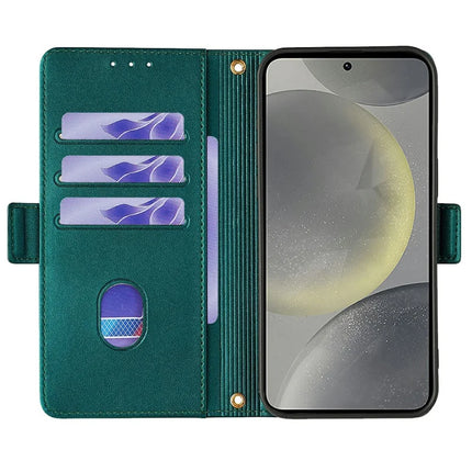 For Samsung Galaxy S23 FE Leather Wallet Case RFID Blocking Stand Cover with Hand Strap
