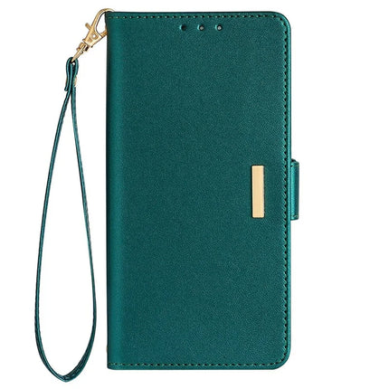 For Samsung Galaxy S23 FE Leather Wallet Case RFID Blocking Stand Cover with Hand Strap