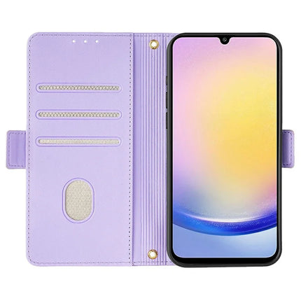 For Samsung Galaxy A15 5G Leather Wallet Case RFID Blocking Stand Cover with Hand Strap