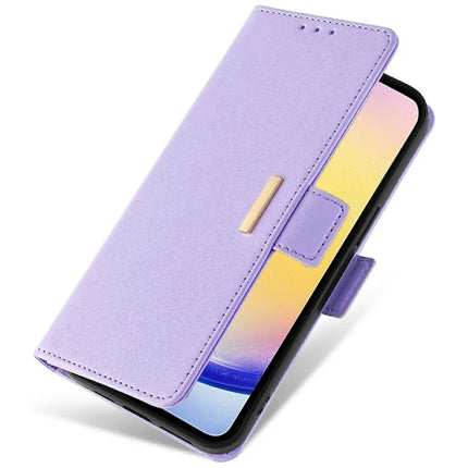 For Samsung Galaxy A15 5G Leather Wallet Case RFID Blocking Stand Cover with Hand Strap
