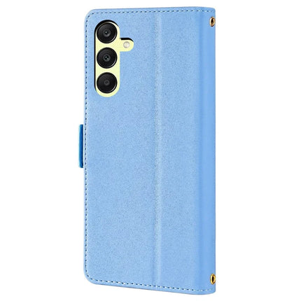 For Samsung Galaxy A15 5G Leather Wallet Case RFID Blocking Stand Cover with Hand Strap
